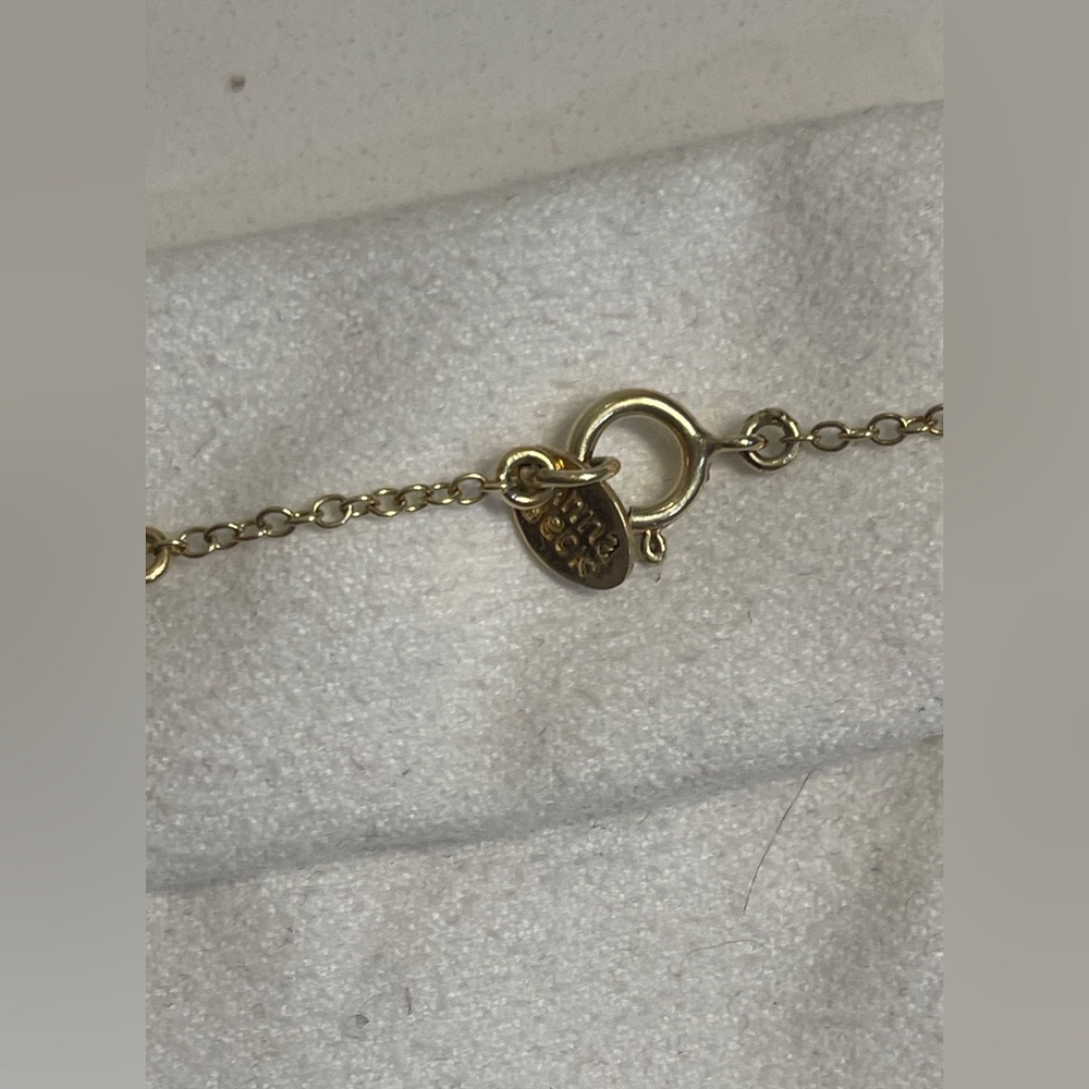 Elegant Anna Beck Gold Over Sterling Silver Station Necklace - Picture 5 of 7